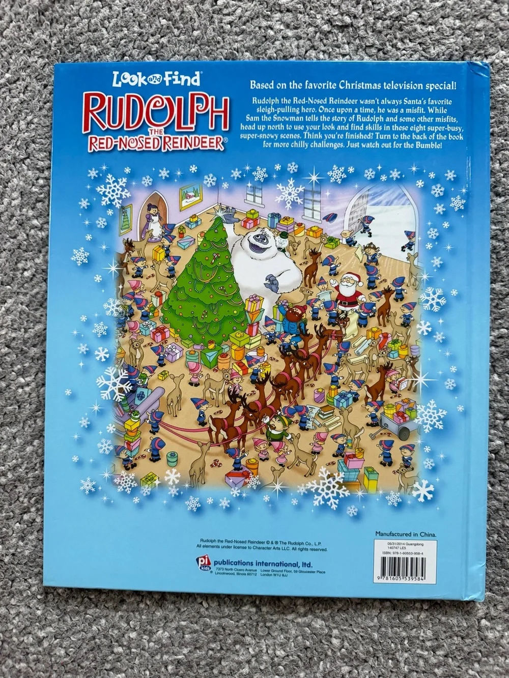 Rudolph the Red-Nosed Reindeer Look and Find Book